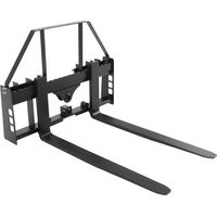 VEVOR Schnellbefestigung 1814 kg, Palettengabelrahmenaufsatz mit 1065 mm Palettengabeln, Gabelstaplerklingen, 50,8 mm Anhängerkupplung & Speerhülsen, passend für Kompaktlader, Traktoren
