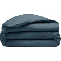 Housse de couette en percale de coton 260 x 240 cm emeraude