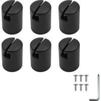 Lot de 13 Capuchons de Poteau de Trampoline avec Protections d'extrémité de Tige de Pilier de Trampoline à vis