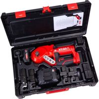 Virax – Cintreuse électroportative 18V pour tubes cuivre et acier inoxydable – Cintrage jusqu'à 180° – Autonomie 125 cintrages – Coffret Virabox