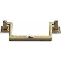 Möbelgriff Schubladengriff Schrankgriff aus Metall - Messing, Lochabstand - 96mm