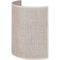 Wall Lightdimmable 'Jute' made of Textile for Living Room & Dining Room
