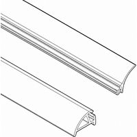 Set verchromtes Dichtungsprofil mit Dichtung für Duschkabinen
