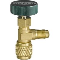 Vanne de raccord pour gaz R134A R404A R407 – Connexion 1/4" SAE – Filetage plomberie – Robinet gaz – Refco