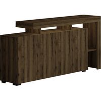 Credenza in legno "Beliz" - 170 x 35 x 80 cm - Noce antico