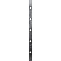 Deco Fer Forge – Barre plate trouée en acier 900mm – 6 trous ronds de 15mm – Pour ferronnerie et balustrades – Résistante aux intempéries