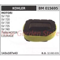 KOHLER Luftfilter SV 710 720 730 735 740 TWIN MOTOR COURAGE 015695