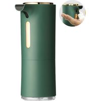 (Grün) Wandmontierter automatischer Seifenspender für Küche und Badezimmer, Größe 300 ml, verstellbar