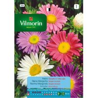 Vilmorin Seeds di Queen Margarita Single Varied S-1, 0,8 gr