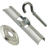 Scell-It – Cheville pour plafond suspendu – Longueur 73 mm – Charge maximale 20 kg – Avec crochet et rosace – Pour béton armé et bois dur