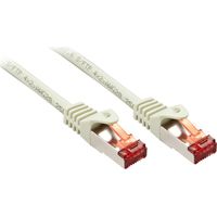 LINDY 47343 RJ45 Netzwerkkabel, Patchkabel CAT 6 S/FTP 1.50 m Grau 1 St.