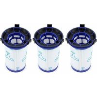 Confezione da 3 filtri di ricambio per aspirapolvere senza fili Rowenta Air Force 360 / X-Pert Essential 260 RH9037 RH9038 RH9039 RH9051 RH9057 RH9079 RH9081 RH9086 (alternativa a ZR009001)