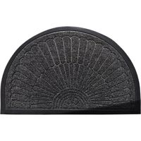 Doormat Mix Mats Weatherproof, Indoor Entrance Rug,Carpet with Anti-Slip Build, Semi-Circular Absorbent Mat