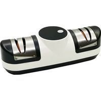 in 1 Kitchen Sharpener Knife Sharpener, 2-stage electric knife sharpener with electronic display, 3 speeds, non-slip and quiet, used for coarse and fine grinding
