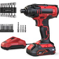 Perceuse visseuse à percussion 18V 42 Nm - MAKITA - 1 batteries 20v 2ah BL1820G + chargeur + 51 pièces
