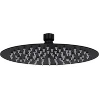 Vidaxl – Tête de douche ronde en acier inoxydable 20 cm – Buses en silicone anti-calcaire – Articulation pivotante pour angle ajustable