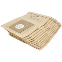 vhbw 10x Staubbeutel kompatibel mit Lloyds 922/528, 922/072, 922/061, 865/919 Staubsauger - 24,5cm x 18cm Sandfarben