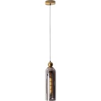 Suspension CAMPANILA verre fumé E27 40W P0511 Maxlight