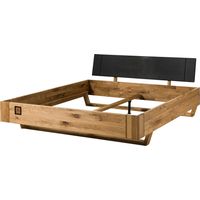 Bett Wildeiche 200x200x81 natur geölt/lackiert KITZBÜHEL 143