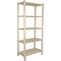 SCAFFALE PINO GREZZO 5R H170 L70 P30