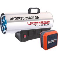 ROTHENBERGER Industrial Cañón de calor ROTURBO 35000SA con piezoeléctrico incl. altavoz Bluetooth - 1500000364