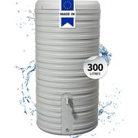 GARANTIA NORDIC 2in1 réservoir d’eau de pluie 300 litres gris pierre incl. bac à plantes