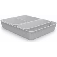 ORGANIZADORES SLIM BAOBAB BLANCO SET 4U.
