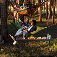 Tisch Klapptisch mobil 180x74 Kunststoff Schwarz OKMYHOME
