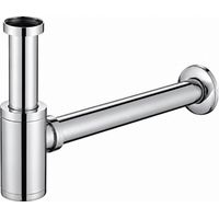 Design-Waschbeckensiphon Messing verchromt