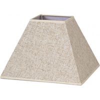 Tenorio Pyramide Lampenschirm e27 Leinen beige 45dx20dx32h