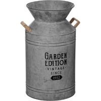 Pot à Lait Déco Vintage "Zinc" 48cm Gris