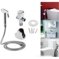 royaluxe -Set doccia a pioggia/set spruzzatore bidet Con supporto a parete e tubo /per wc,accessori sanitari bagno