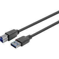 Vivolink PROUSB3AB7C USB 3.2 Gen 1 A-B Kabel 7m Schwarz