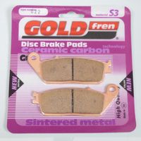 Plaquette de frein Gold Fren pour Moto Honda 650 CB ABS 2014 à