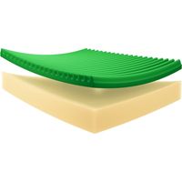 Materasso singolo in Memory Foam Dormolito 21 cm, Medio Rigido, Garanzia 10 Anni - Misura: 80x200 Fuori misura