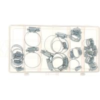 SW-Stahl S8055 - Set di fascette stringitubo, 26 pezzi, in cassetta