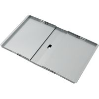 Taino – Bac à graisse universel pour barbecue – Acier galvanisé – Largeur réglable sur 3 niveaux – Bac collecteur amovible – Dimensions 53-78 x 37 x 2 cm