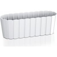 Boardee Case DDEC400 länglicher Blumentopf Weiß