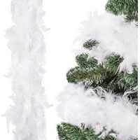 Boa de Plumas Blanco de 400 cm Disfraz de Carnaval