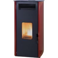 Stufa a pellet ad aria ventilata 6kw Laminox Ada Antracite