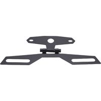 Supporto per targa regolabile per moto, supporto universale pieghevole per fanale posteriore per moto e ATV.