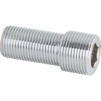 Écoulement en S droite DN20(3/4") x DN15(1/2") 60mm – Laiton chromé – Accessoire de régulation de l'eau pour installations sanitaires – Markenartikel