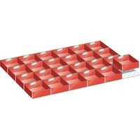 Einteilungsmaterial-Set 54x36E BxTxH 918x612x50 24 Einsatzkästen LISTA