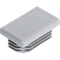 SAMBEAT contera interior rectangular gris 20-10 grosor tubo 1-2,5mm