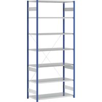 eurokraft pro, Rayonnage emboîtable à montants bleus, h x l