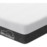 Memory Foam Mattress Skin-friendly Soft Fabric Mattresses with Breathable Cover 2 Layers, 3FT6 Single (90x190x20cm)