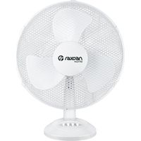 Ventilador de sobremesa oscilante (35W aspas de Ø30cm y 3 velocidades) IP20 color blanco