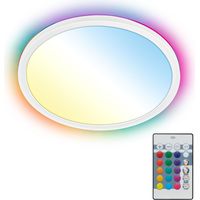 LED Panel Ø29 cm - 18W, 2400lm, dimmbar, Fernbedienung, CCT, RGB, weiß
