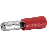 Conector tipo bala macho rojo 0,5-1mm虏 di谩metro4mm blister (100 uds.) Hella HELLA 8KW044040003