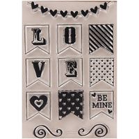 Tampon en Silicone Transparent pour Scrapbooking DIY et Décoration de Cartes Photo Cadeau